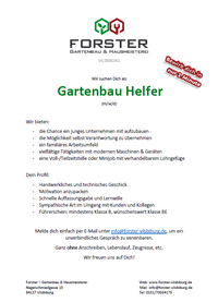 Gartenbau Helfer